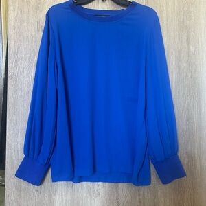 Elegant Blue Women's Top